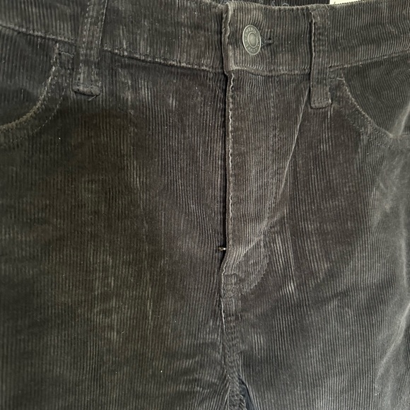 New American Eagle women’s stretch hi rise jegging corduroy gray 10 long - Picture 2 of 7